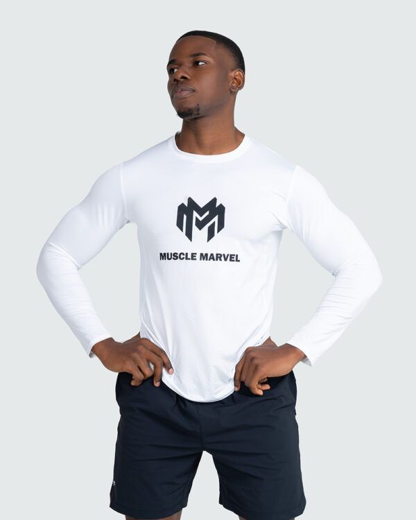 MM white long sleeve shirt - Image 2