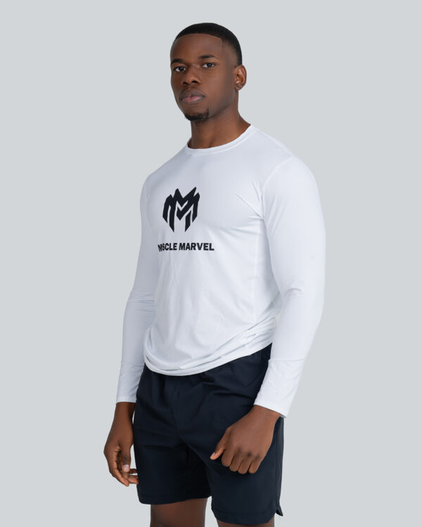 MM white long sleeve shirt - Image 4